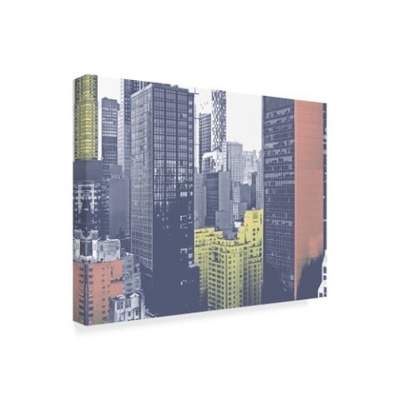 Trademark Fine Art Jeff Pica 'Pastel Nyc Ii' Canvas Art, 18x24 WAG08729-C1824GG